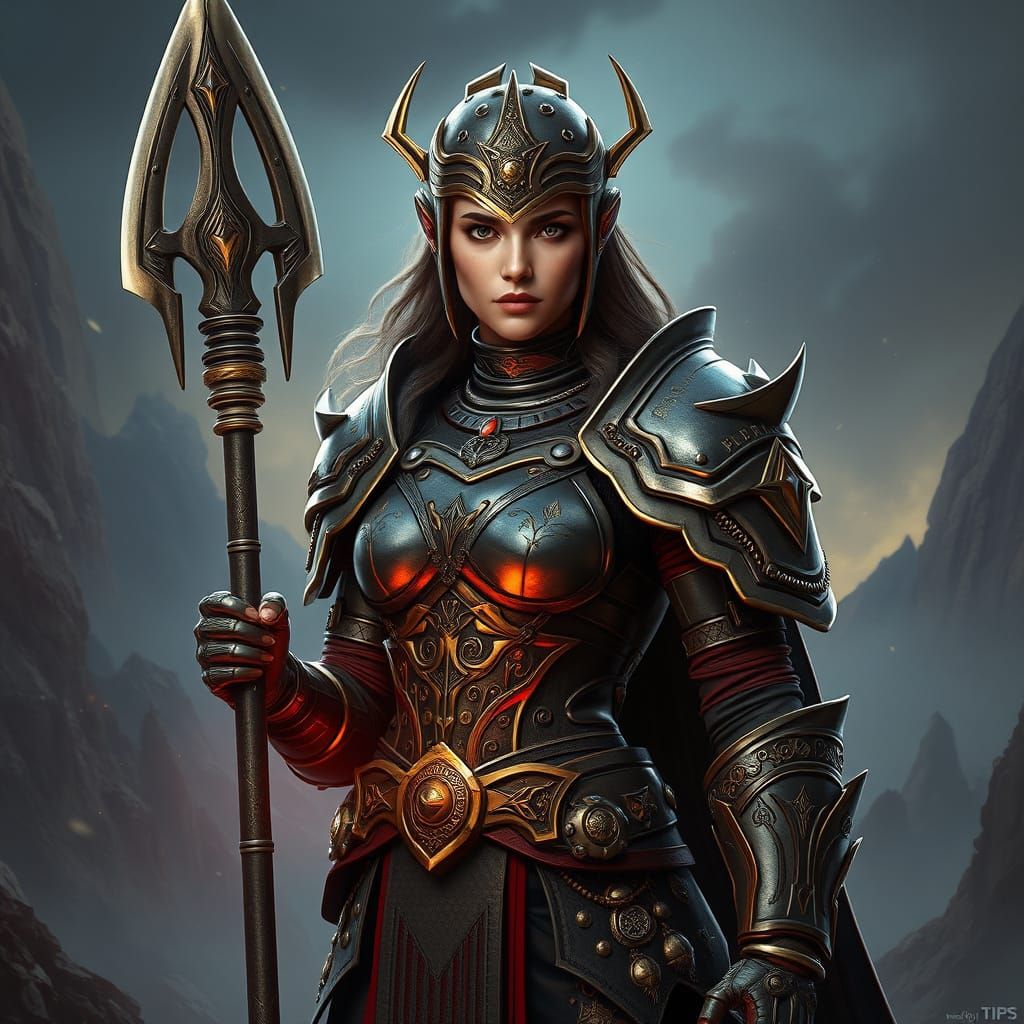 Star Trek Warrior in Ornate Fantasy Armor