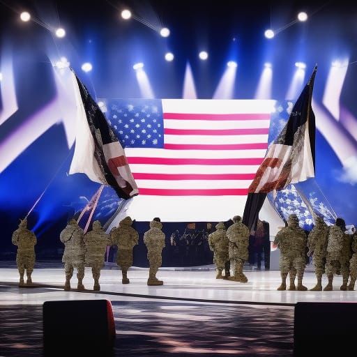 US Army Disrupts Eurovision in Photo-Realistic Style