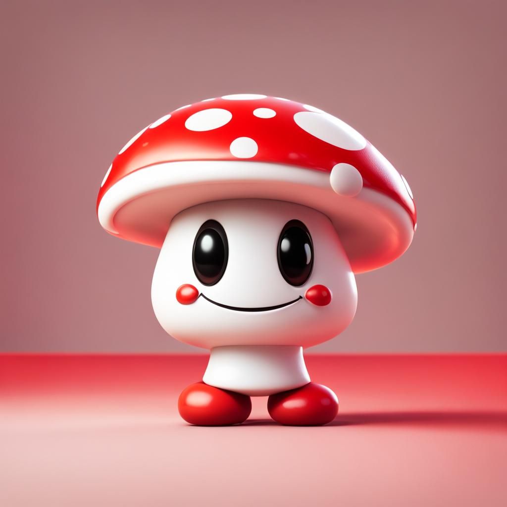 Happy mushroom