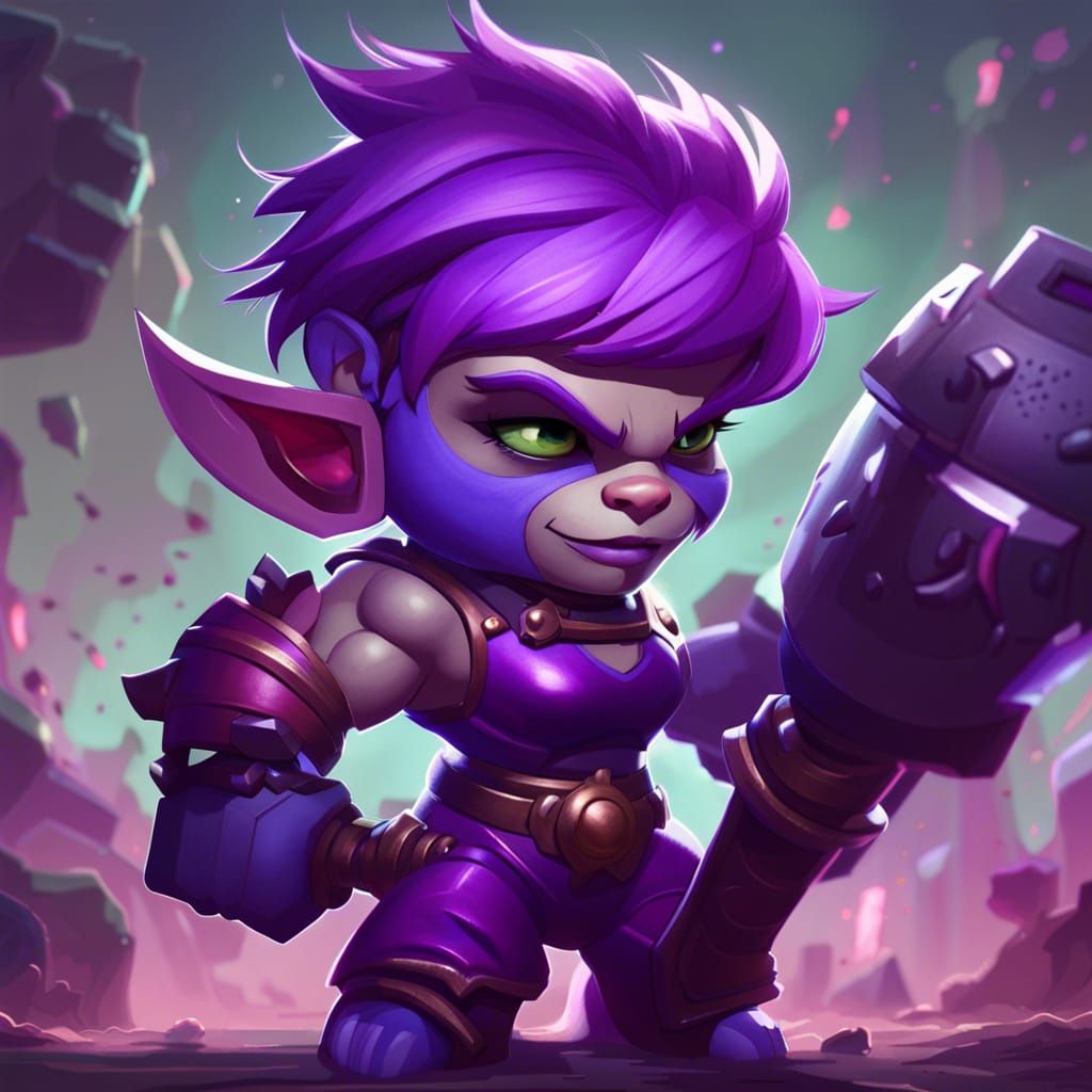 Muscular Tristana from League of Legends