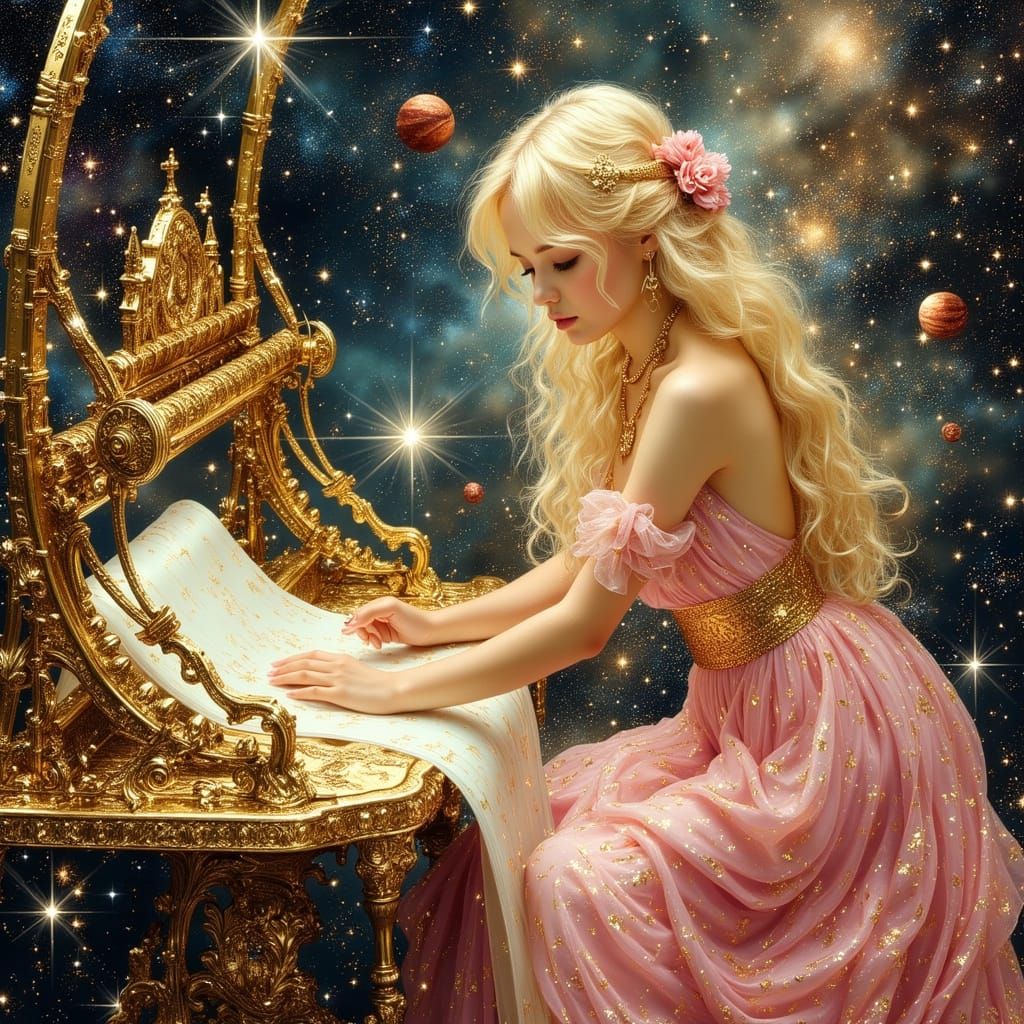 Cosmic Seamstress Stitches a New Galaxy