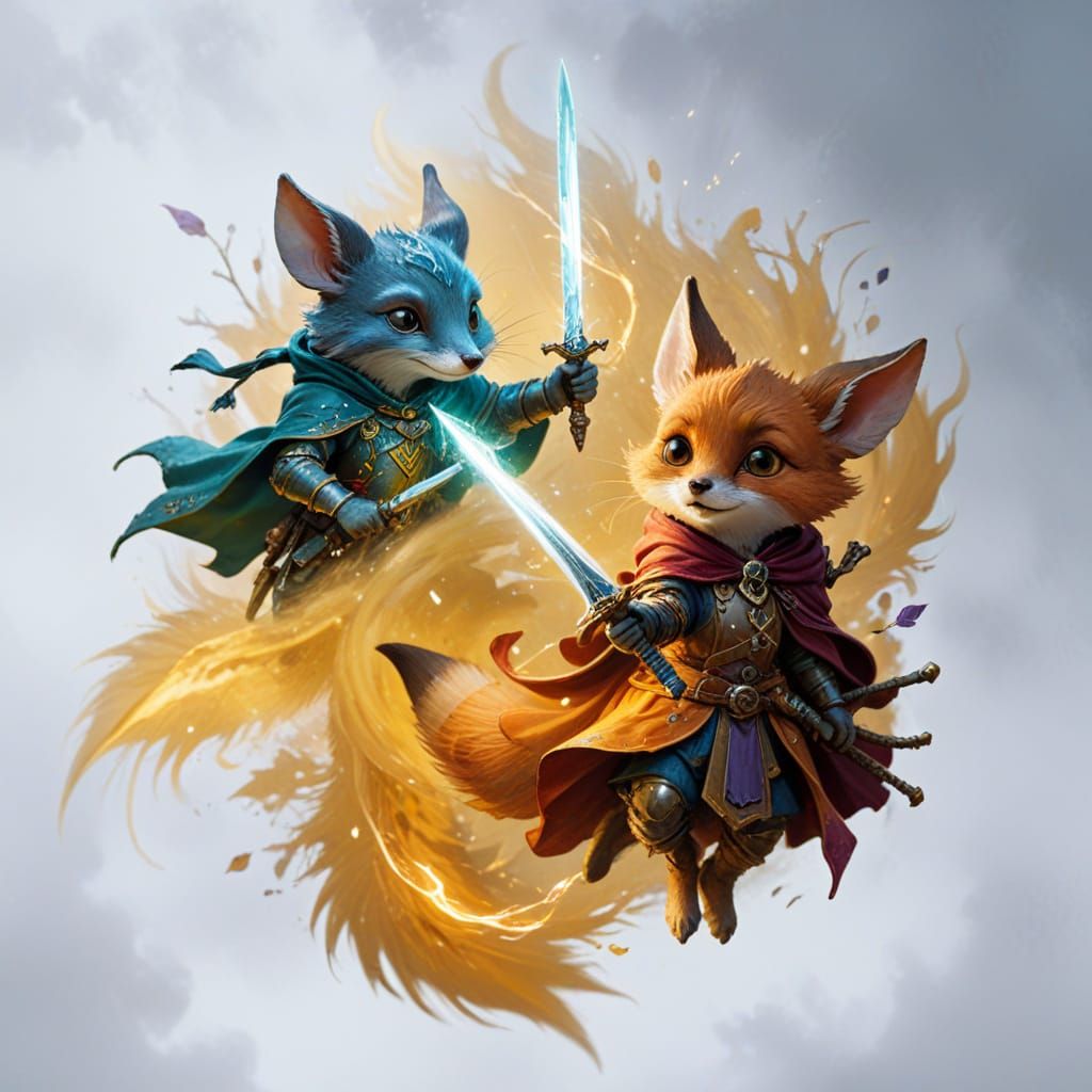 Mouse Knights: Moonlit Battle Against Shadow Creatures