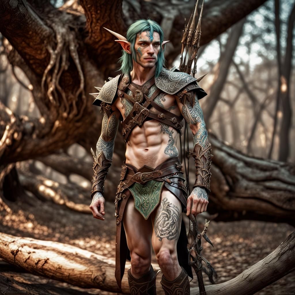 Forest elf archer