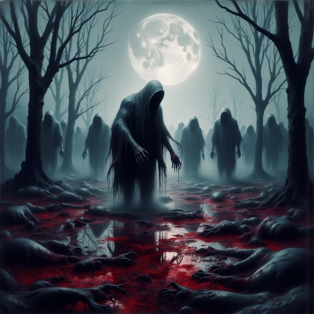 Gruesome yet Hauntingly Beautiful Death Metal Album Art Pain...