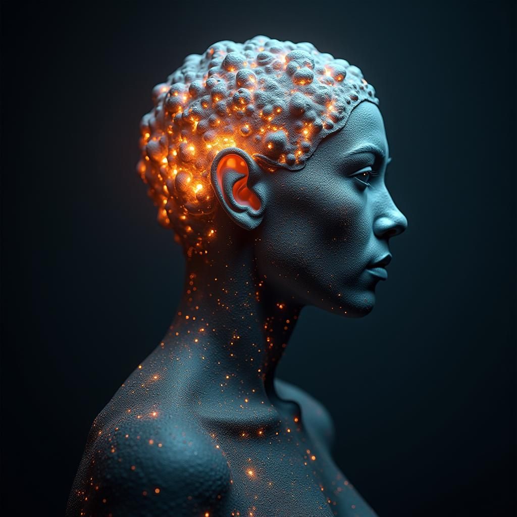 Digital Genie in Glowing Network of Light