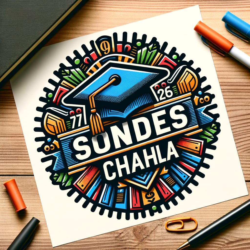 Sondes Chahla Graduation Logo Design