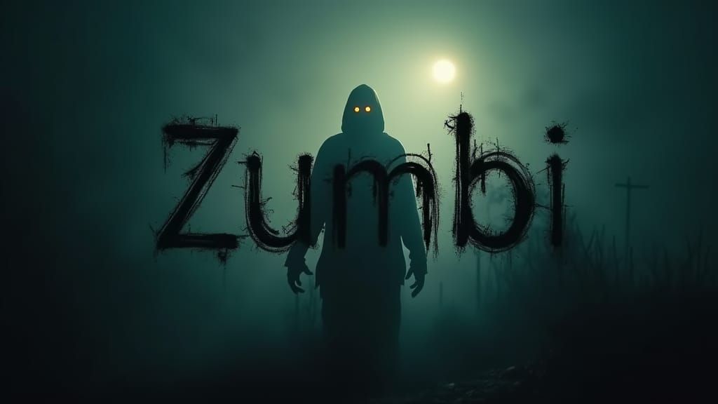 Ominous Zombie Apocalypse Cinematic Still