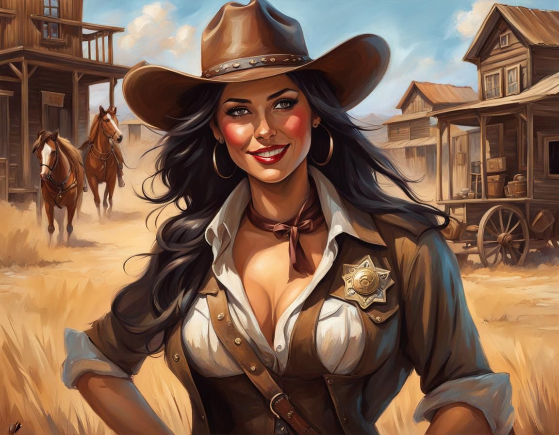 Slovakian Sheriff in Breathtaking Old West Town