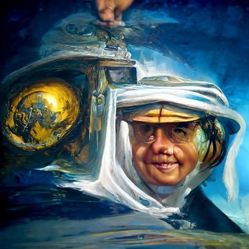 AI Hope: Oil Painting Inspired by Gurney