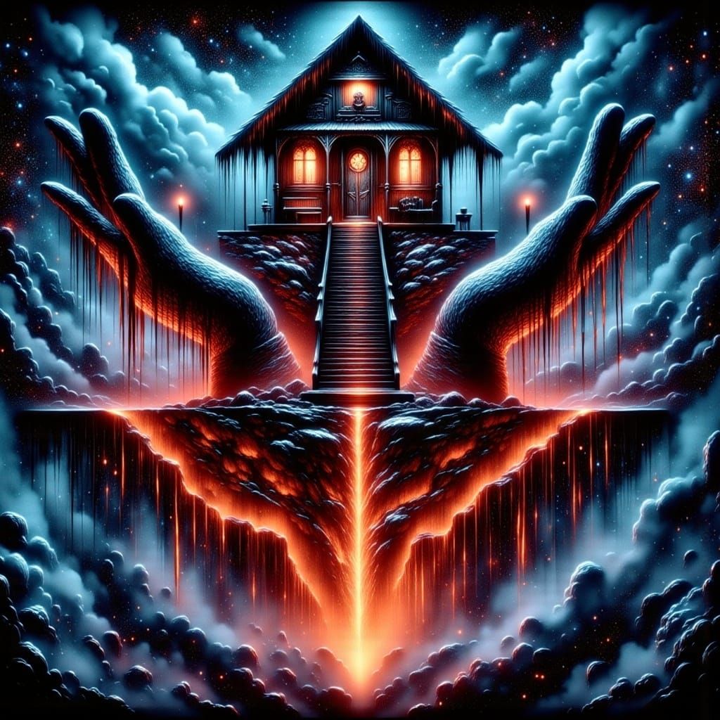 Surreal Earth Core Fantasy in Ultra-Detailed Style