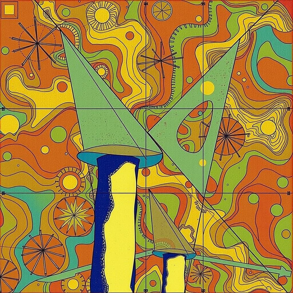 Geometry of Curved Surfaces in Dynamical Systems