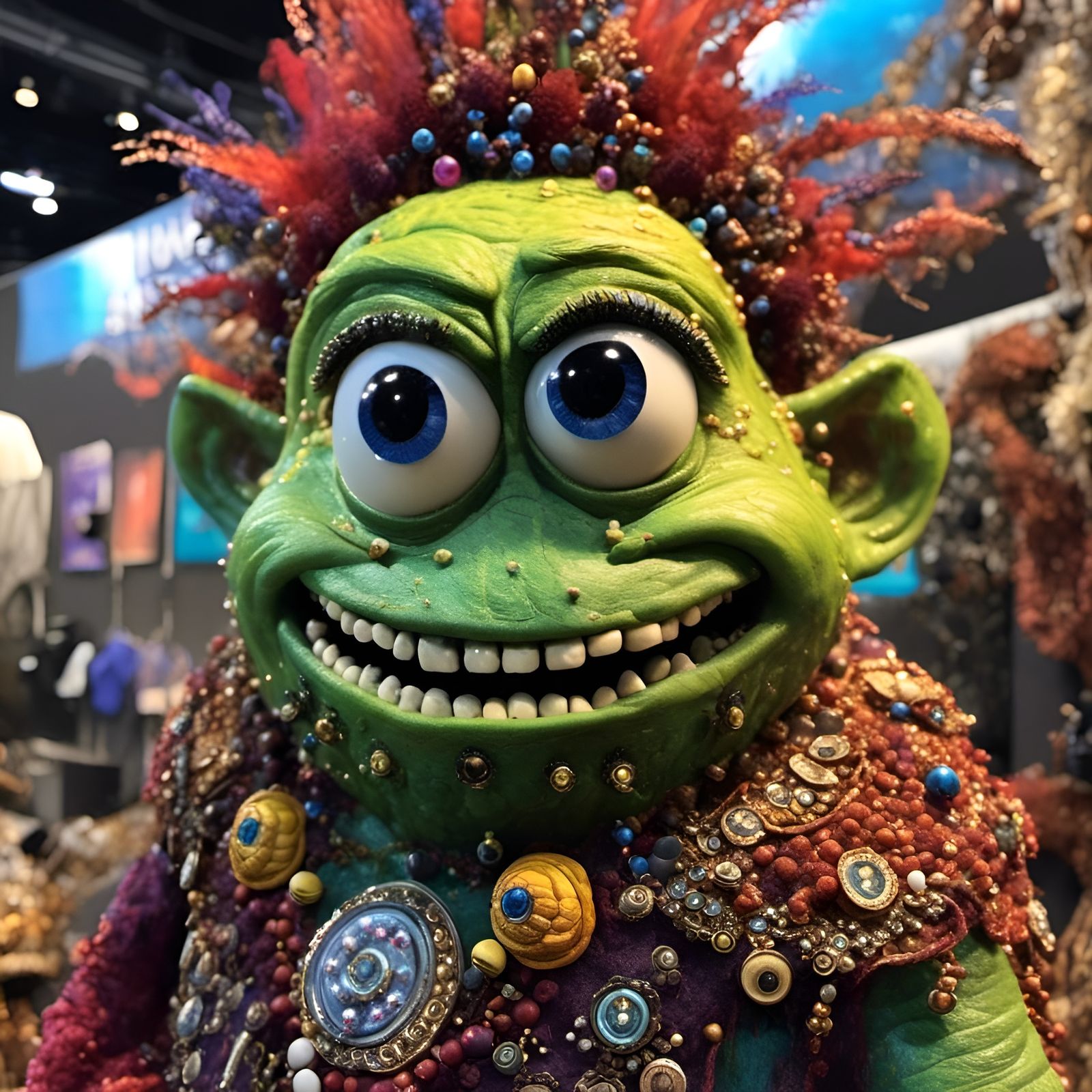 Pixar-Style Voodoo Monster Portrait