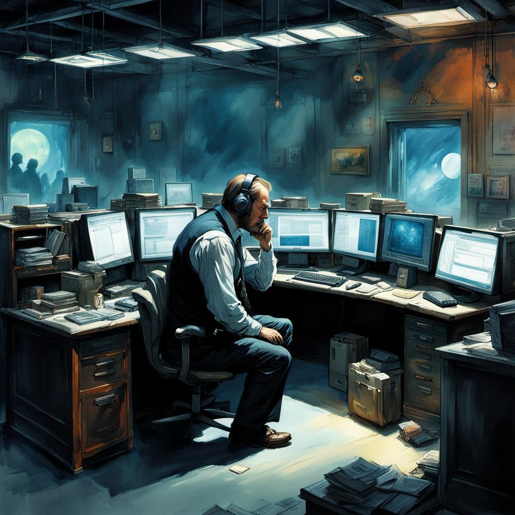 Daydreaming IT Tech in DreamWorks Watercolor Style