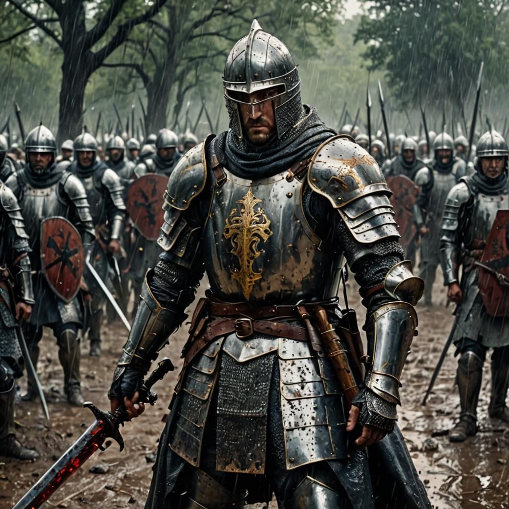 Resolute Knight on Battlefield Portrait