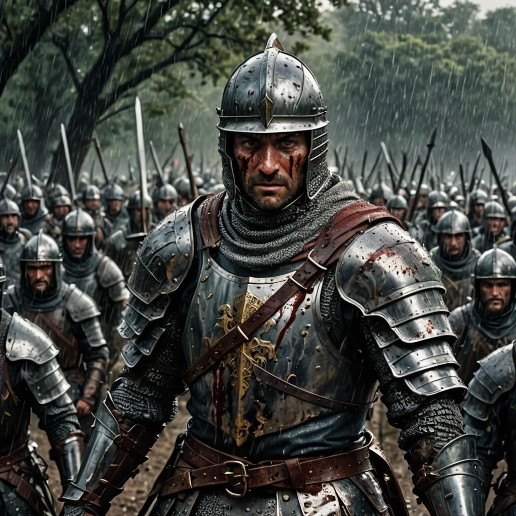 Resolute Knight on Battlefield Portrait