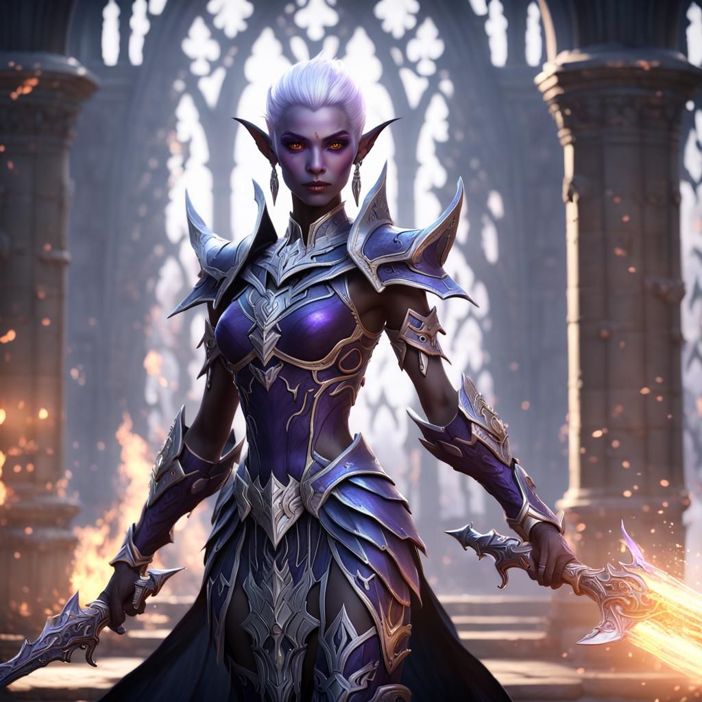 Dark elf Bladedancer II (La2 style)