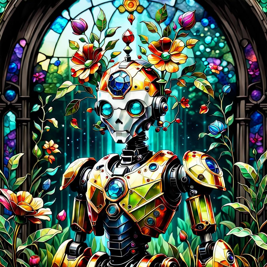 SDXL 0.9 2023 garden robot upgrade