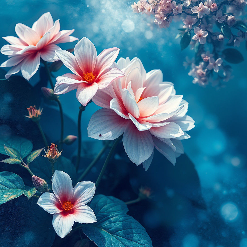 Watercolor Forest Painting