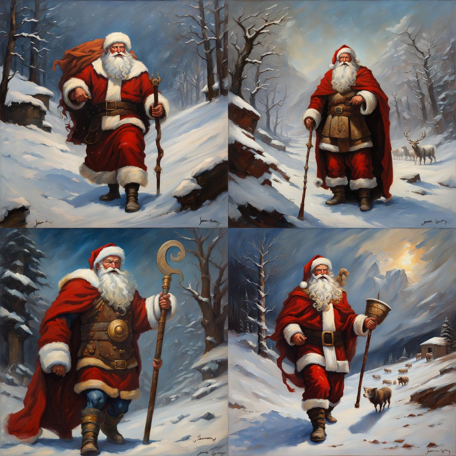 Santa Claus as a Primal Roman Winter God