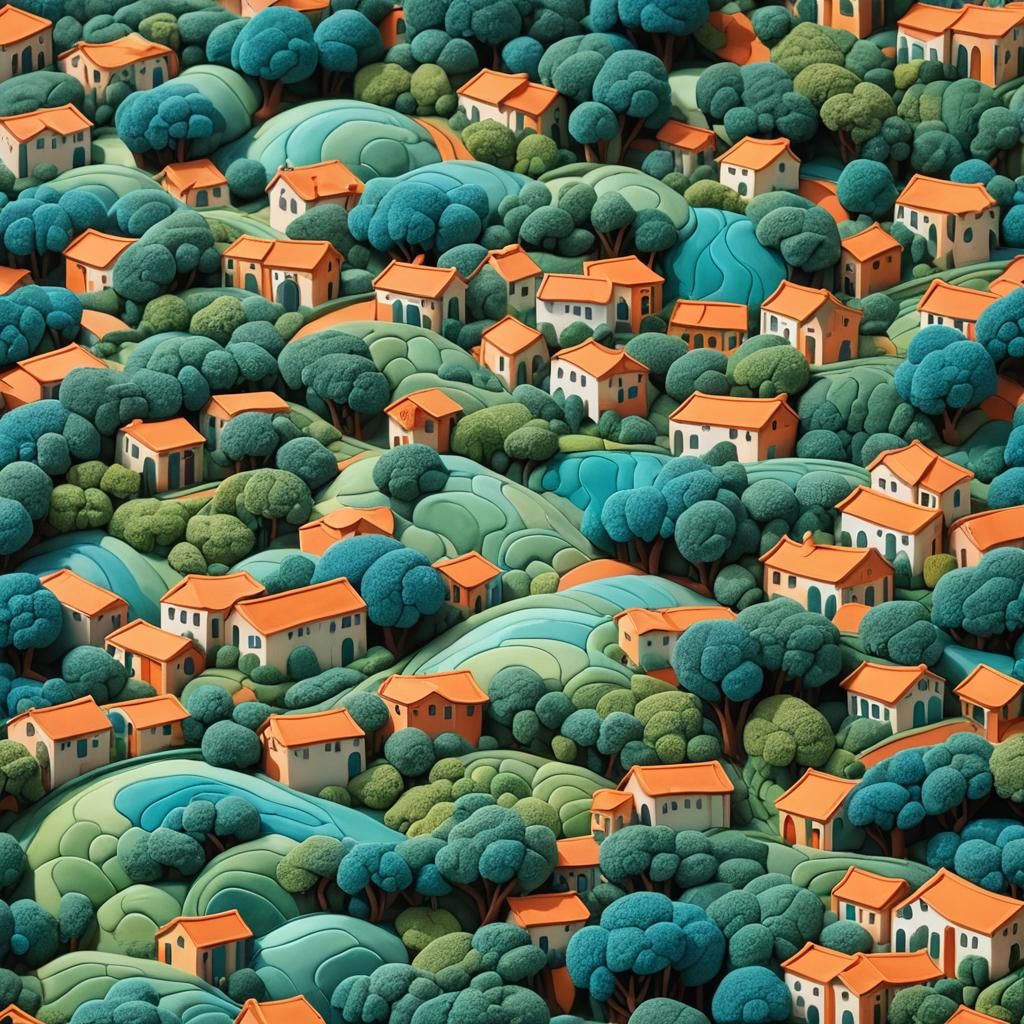 Polymer Clay Art Inspired by Burle Marx