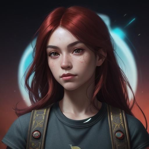Girl red head