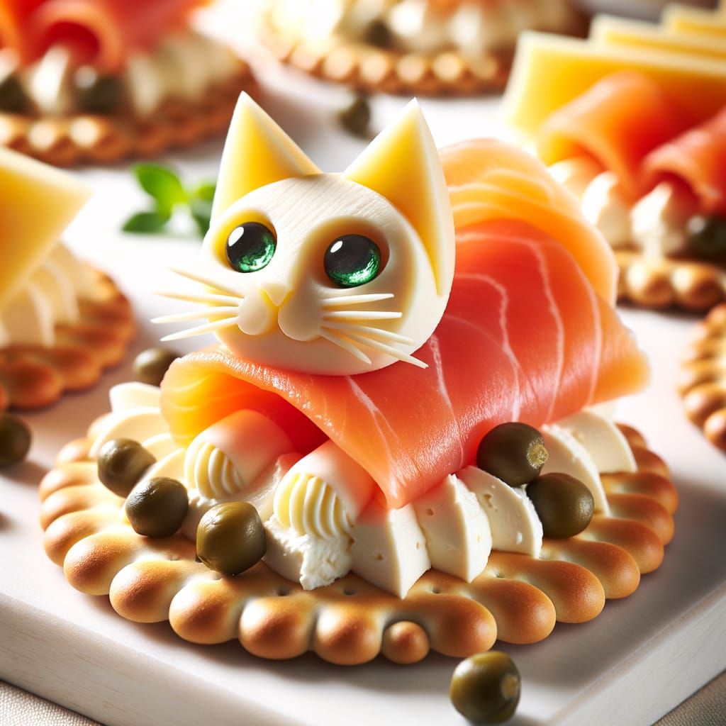 Smoked Salmon Appetizer with Cat Cheese