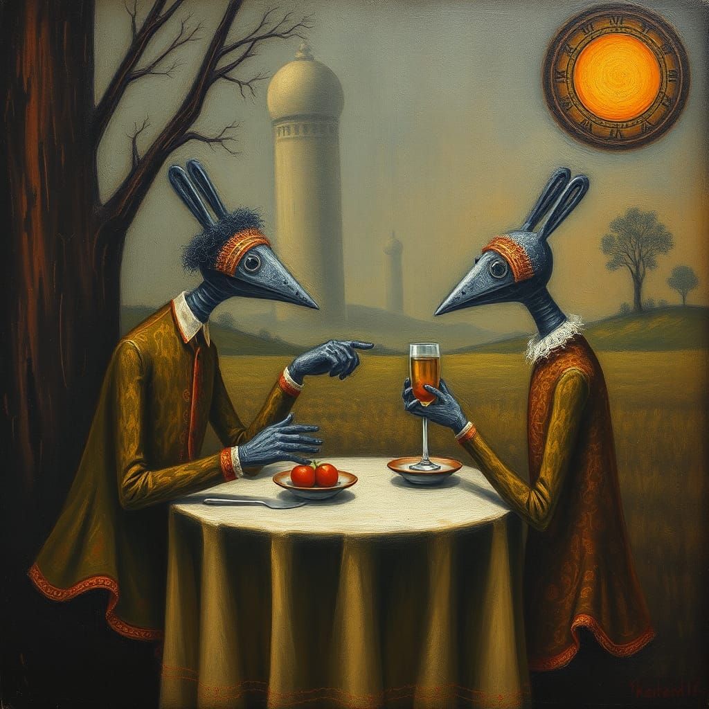 Surreal Dinner Party Inspired by Remedios Varo