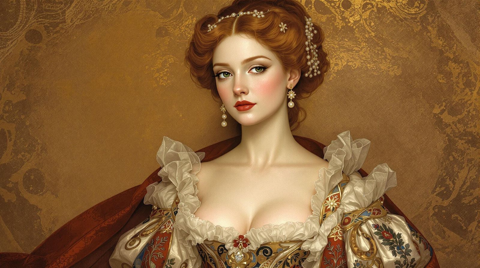 Regal Portrait of a Beloved Princess