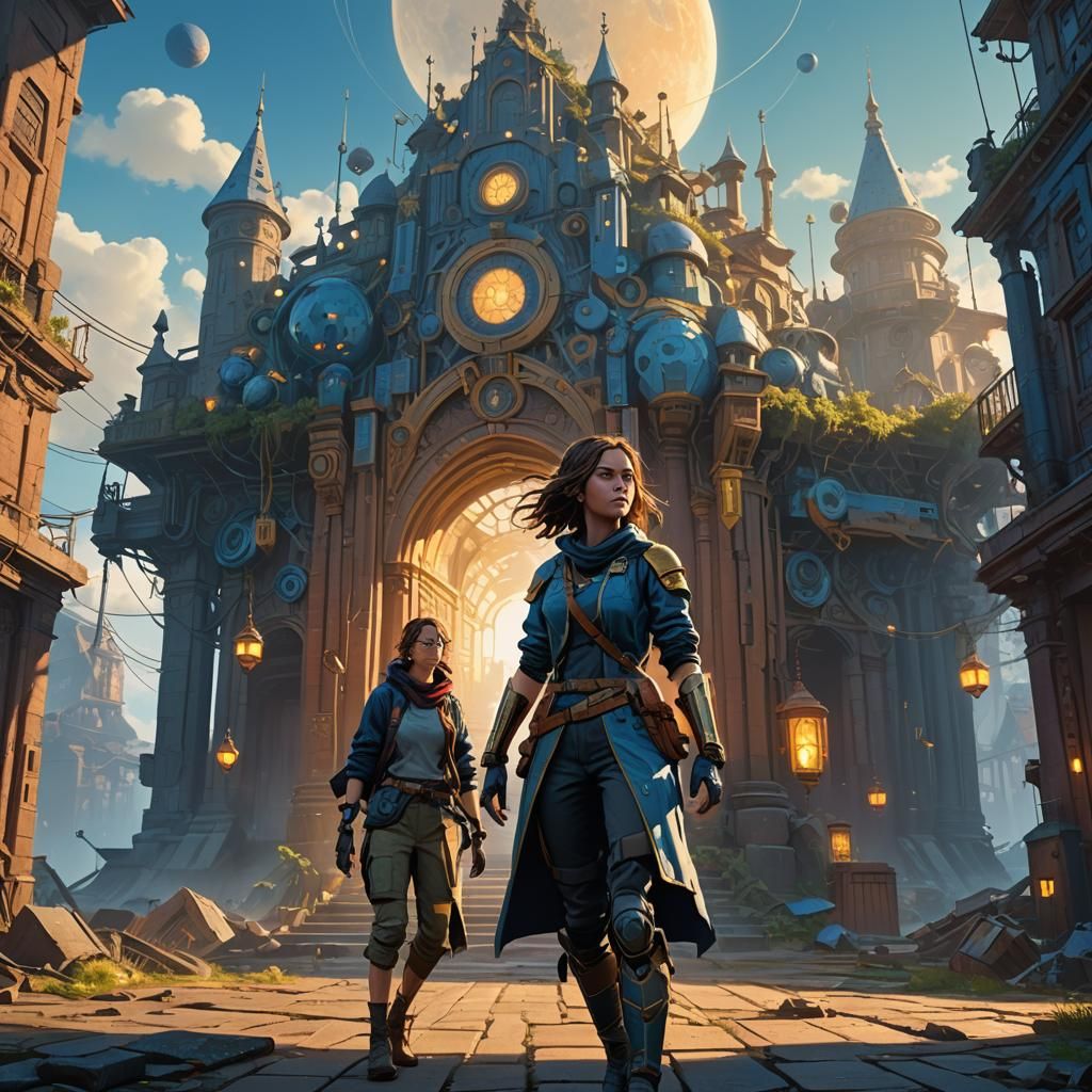 Jessica Drew: Fantasy Concept Art in Golden Hour Lighting