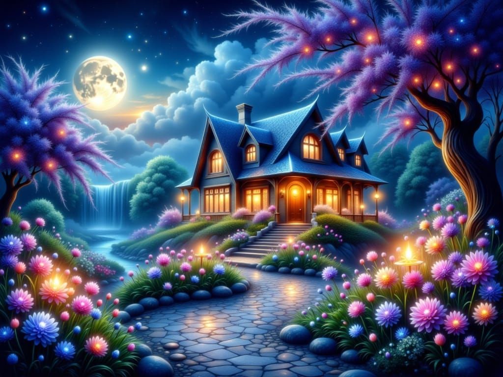 A beautiful night under the moon 4