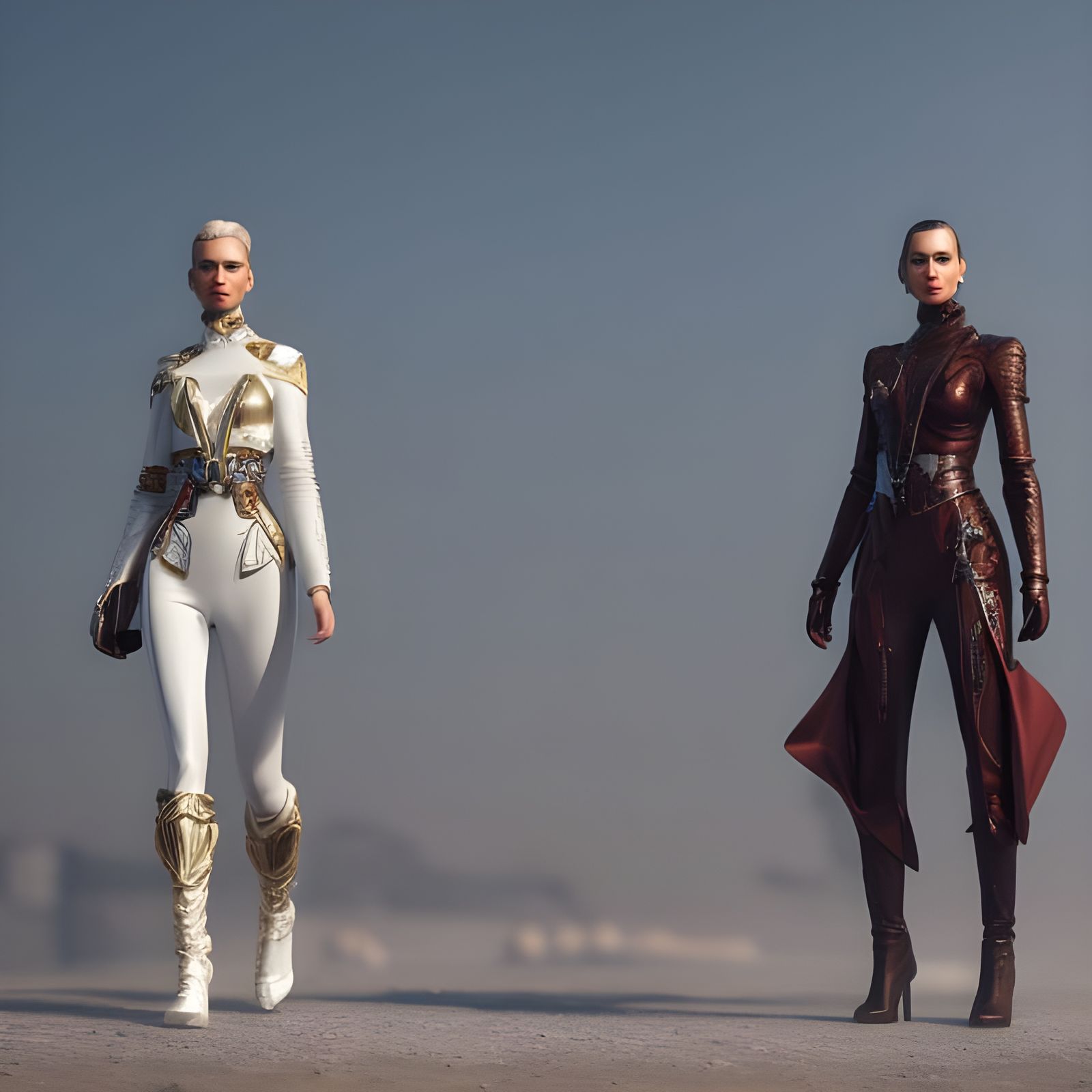 Android Fashion Parade on Dystopian Runway