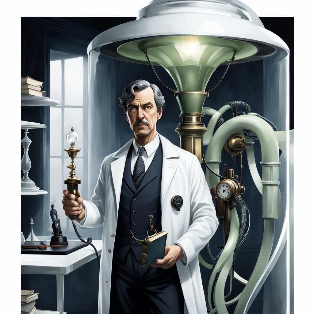 Sherlock Holmes and Watson Ponder a Mystery