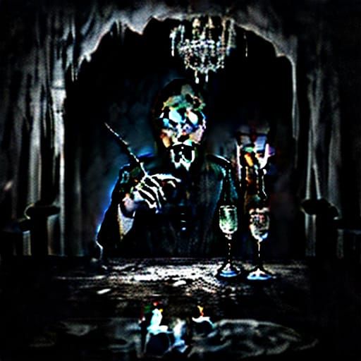 Gothic Horror Birthday Party in Abandoned Mansion