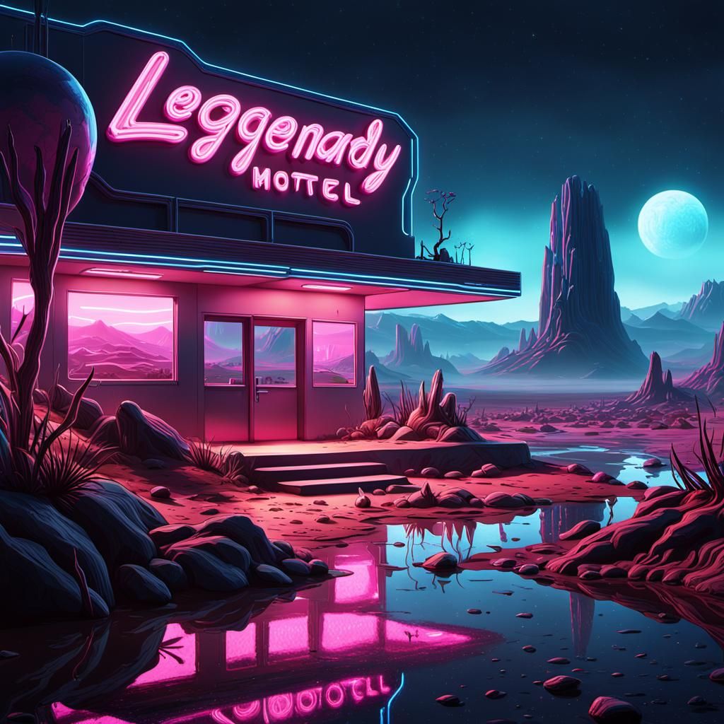 Ethereal Dusk on a Distant Planet: Legendary Pink Dots Motel