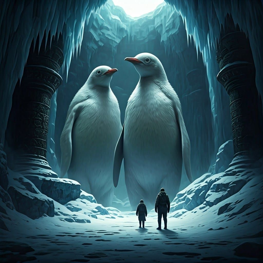 Ethereal Horror in Antarctic Ruins