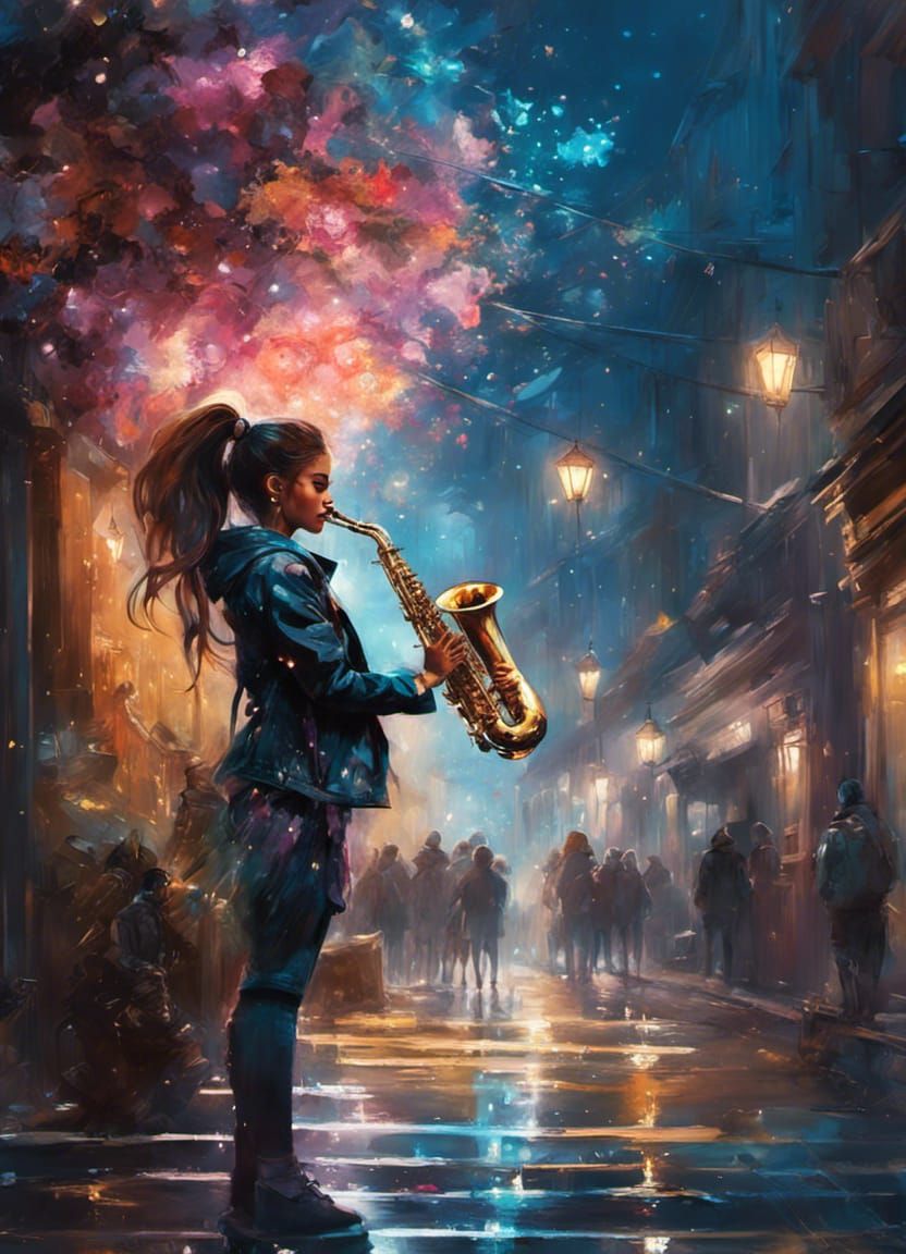 Sax and the city.