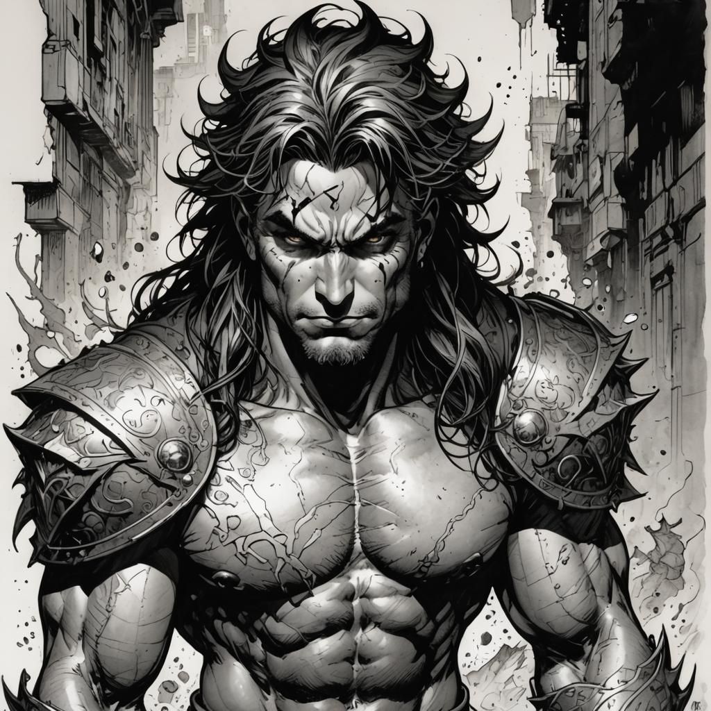 Rik Van Nutter in Marc Silvestri Comic Style
