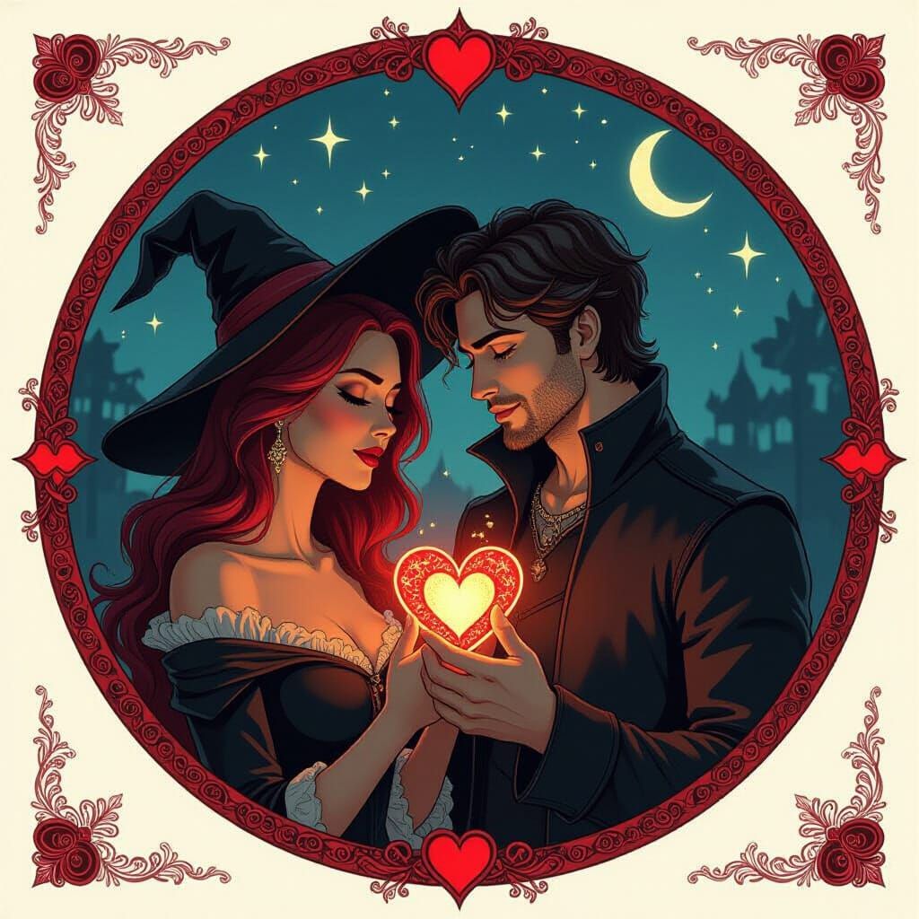 Witches Cursed Valentine Star Crossed Love
