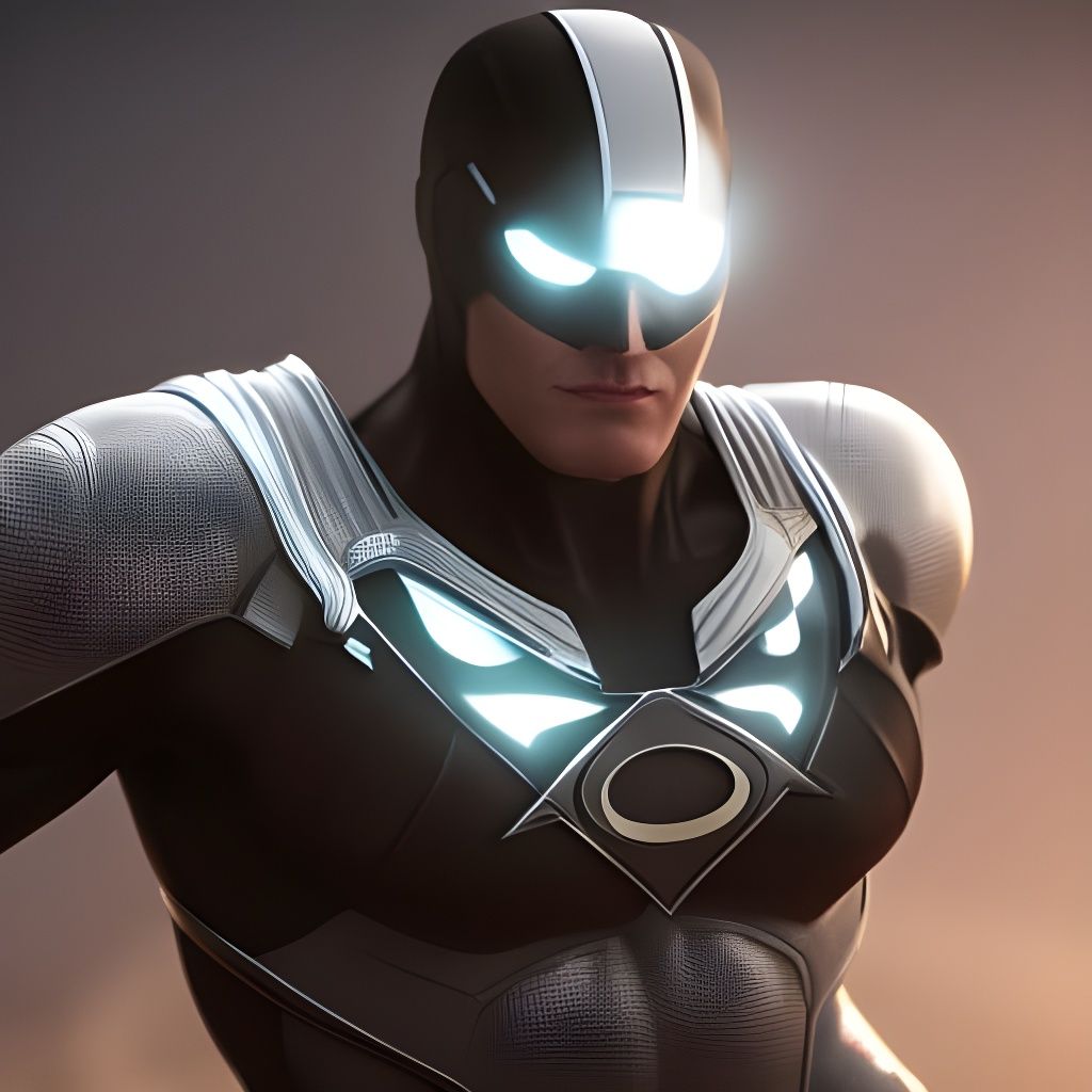 Glowing Superheroes Concept Art in Unreal Engine