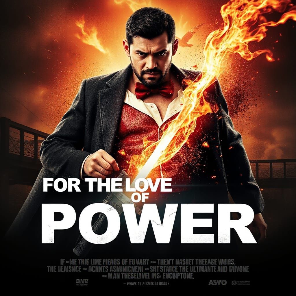 Movie Poster for 'For the Love of Power'