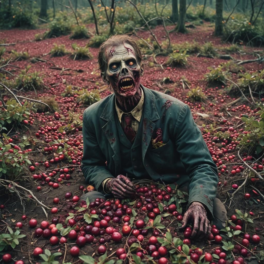 Zombie Inside Cranberry: Cinematic Film Still