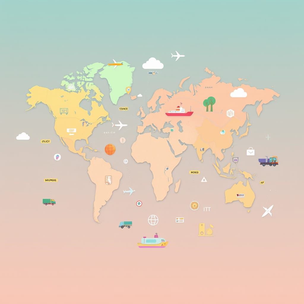 Global Connectivity Map: Sourcing and Logistics