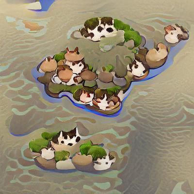 Idyllic Island Sanctuary for Feline Friends