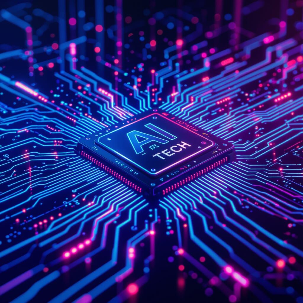 Sci-Fi AI Tech YouTube Channel Banner