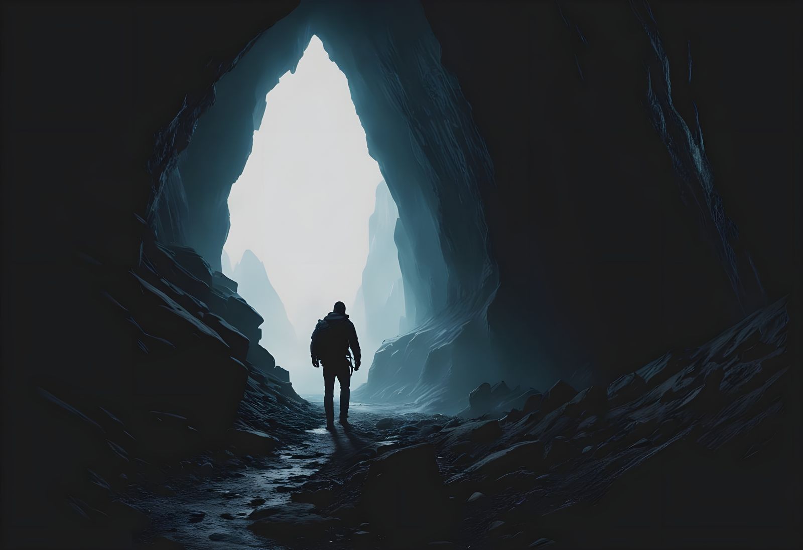 Mysterious Figure Embarks on a Journey from Darkness to Ligh...