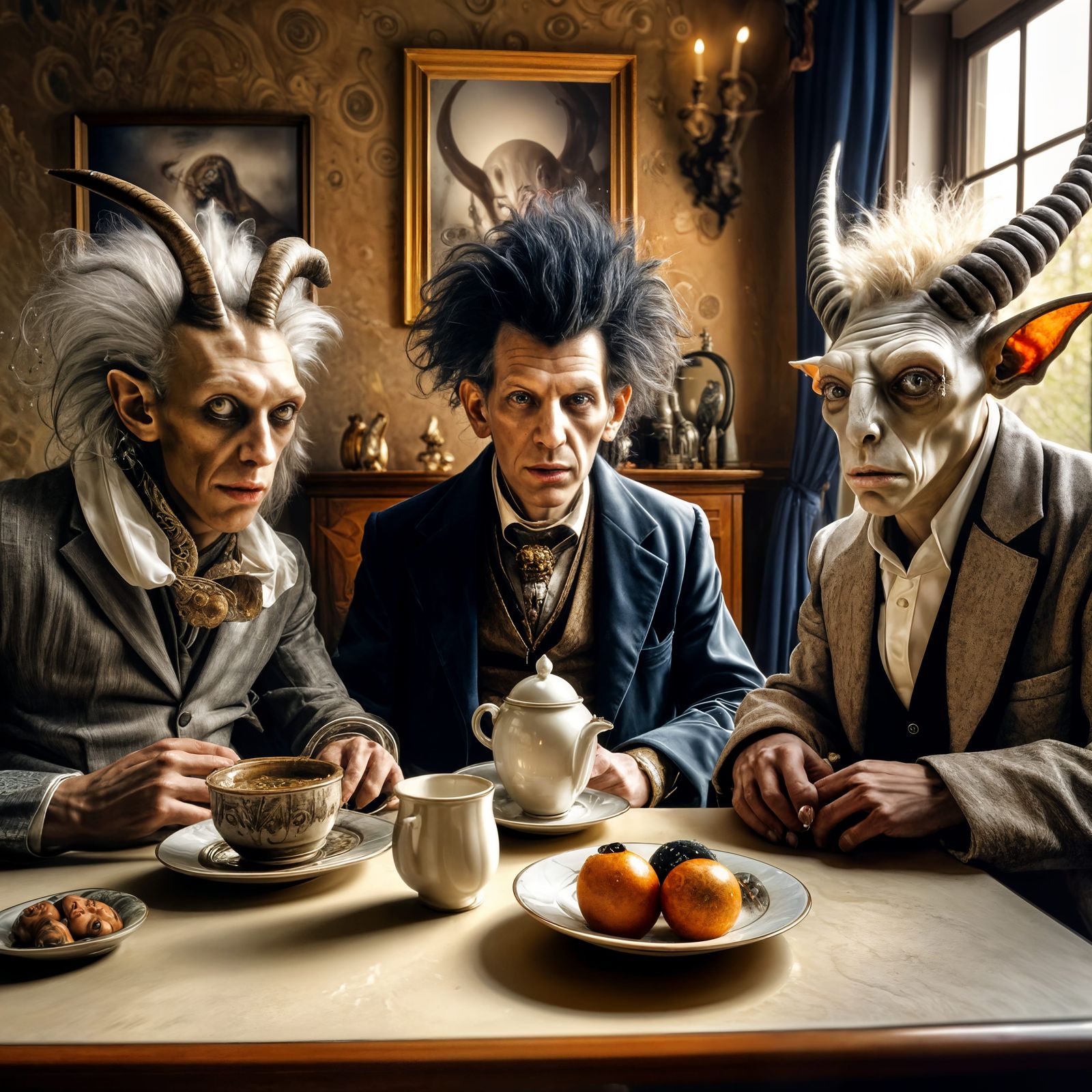 Alien People and Pets in Dreamy Magical Realism