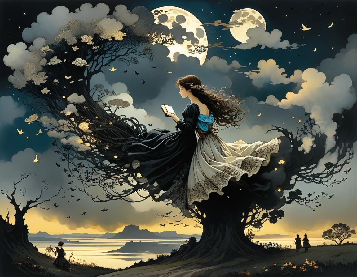 Ethereal Clouds Compose Evening Love Song