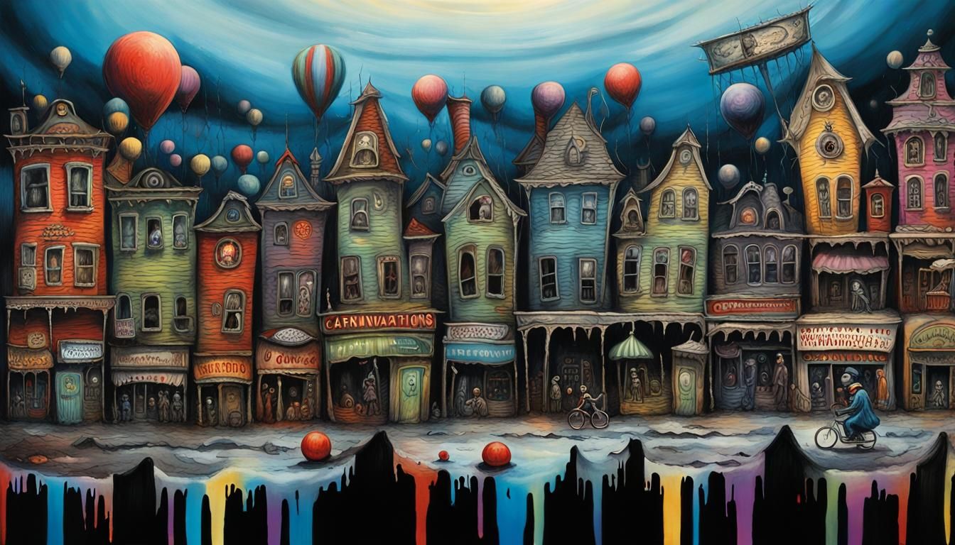 Ray Bradbury's Sinister Carnival: A Dark Surreal Vision