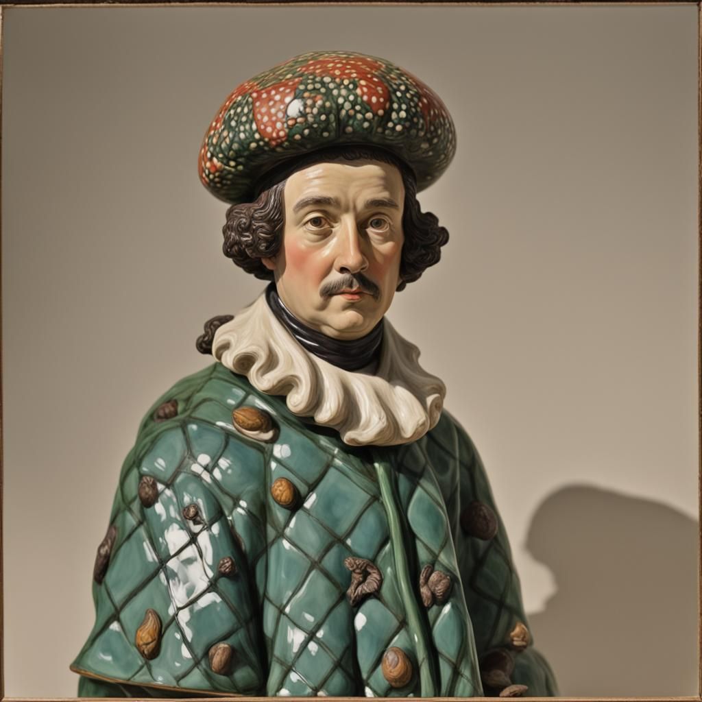 17th Century Mushrooms with Young Suisse Preacher