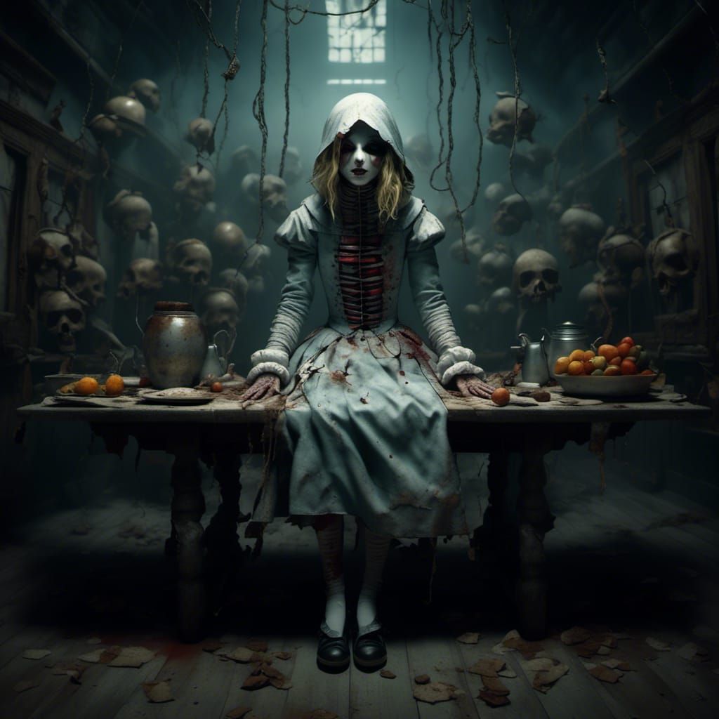 Alice in Wonderland in Asylum: Hyperrealistic Horror